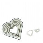 Pastry Cutters 7 Crimped Hearts